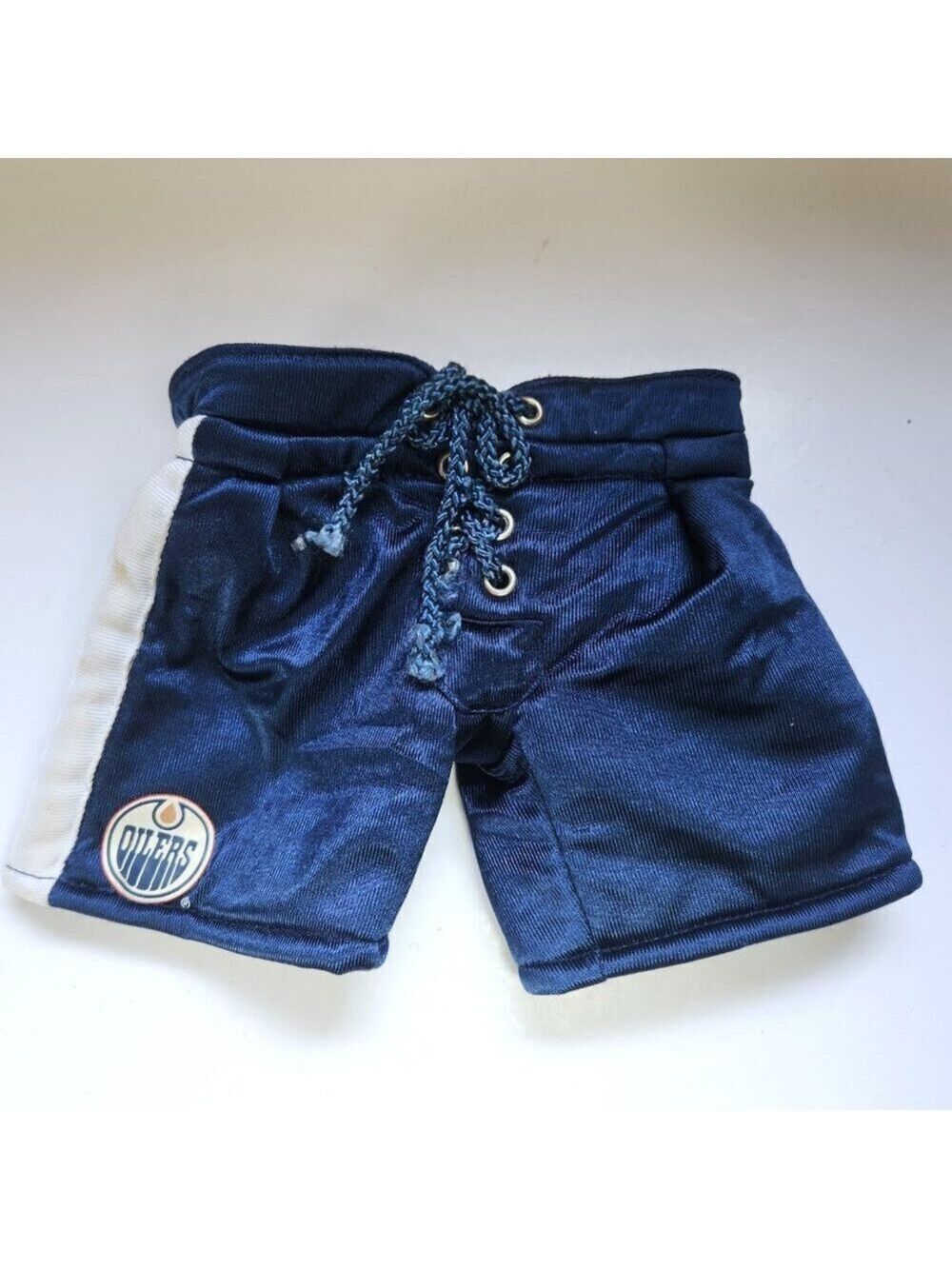 Build A Bear Edmonton Oilers NHL Hockey Uniform Shorts Bottoms Blue